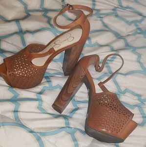 Womens brown heels